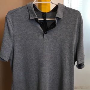 Lululemon Evolution Men’s Polo Large Light Blue